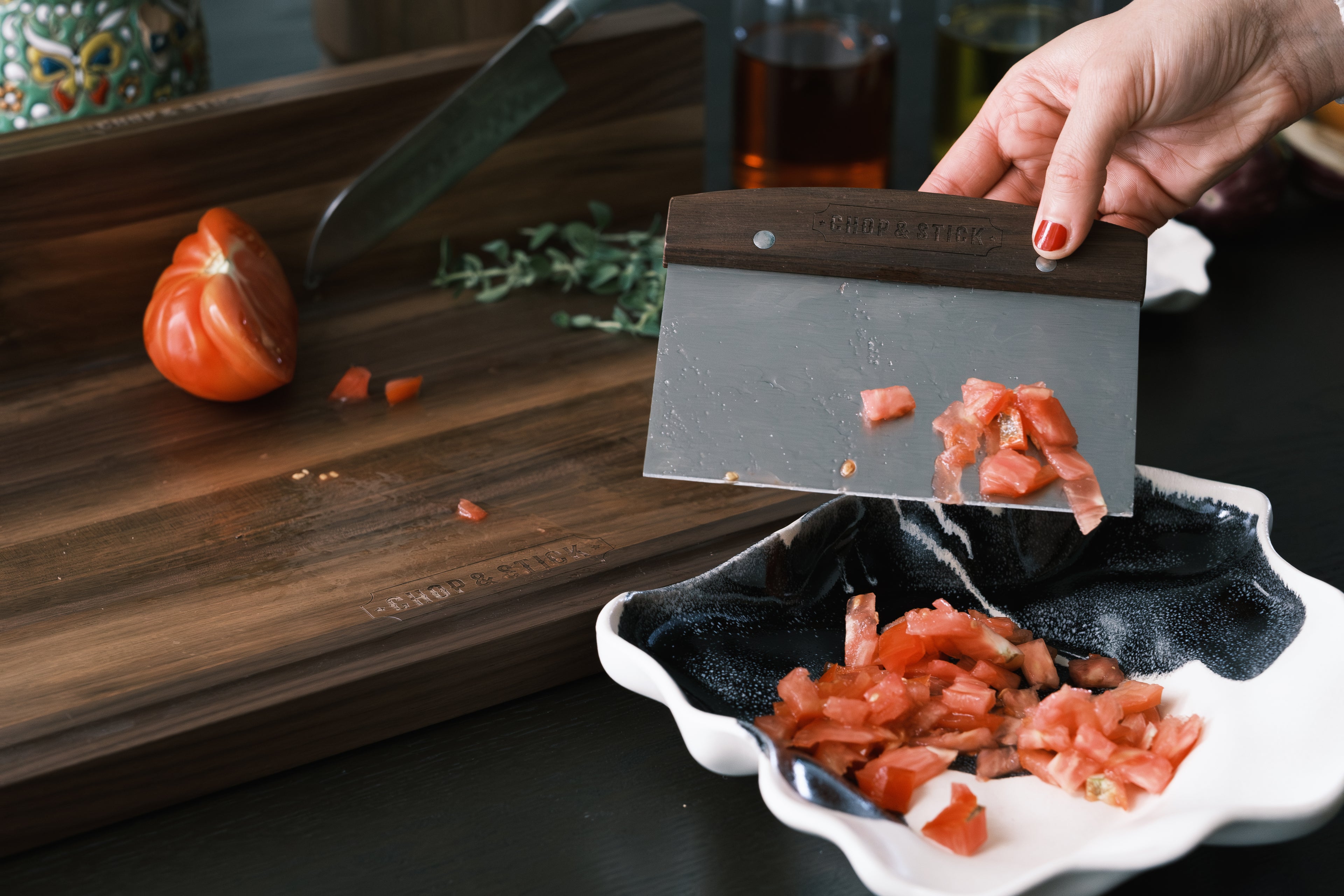 Chop & Stick Cutting Board "Tuscany"