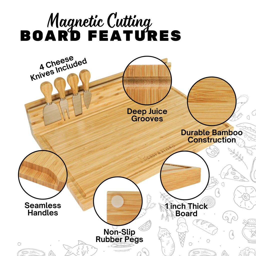 Chop & Stick Cutting Board "Classic" set