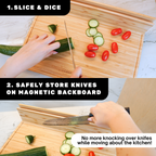 Chop & Stick Cutting Board "Classic" set